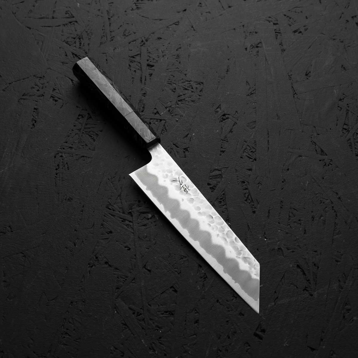 Tsunehisa White 2 Stainless Clad Tsuchime Bunka 165mm - Dark Carbon Fibre