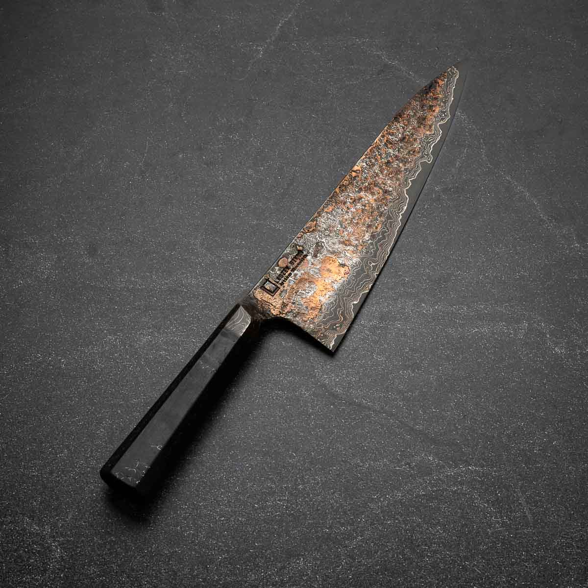 Leszek Sikon 100 Layer Copper Damascus Gyuto 240mm