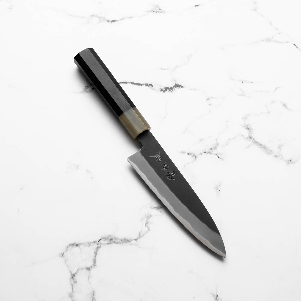 Mutsumi Hinoura Ajikataya White 2 Petty 135mm - Ebony & Blonde