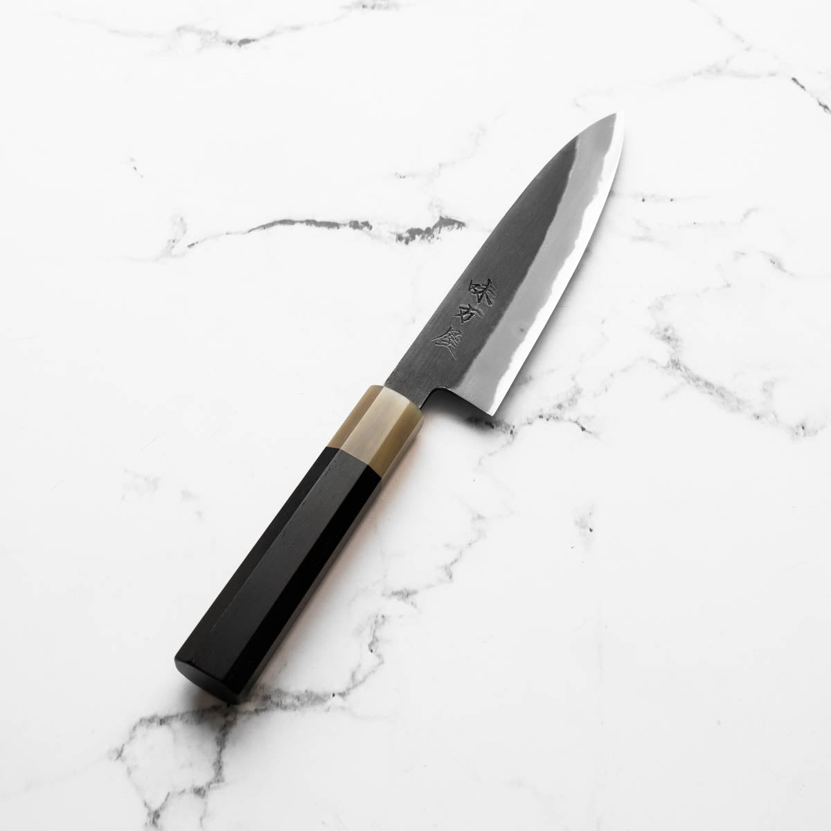 Mutsumi Hinoura Ajikataya White 2 Petty 135mm - Ebony & Blonde