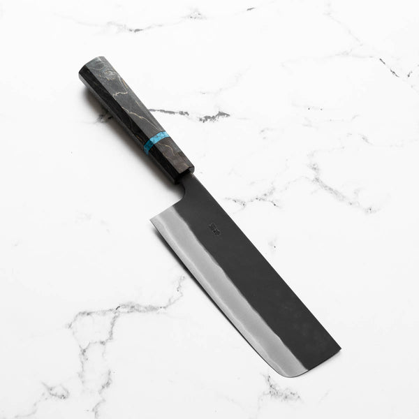 Nao Yamamoto Blue 2 Kurouchi Nakiri - Maple Turquoise