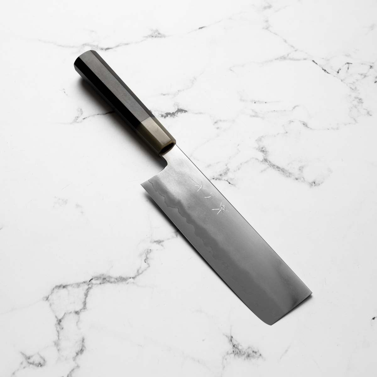 Tetsujin Hamono Ginsan Metal Flow Nakiri 180mm