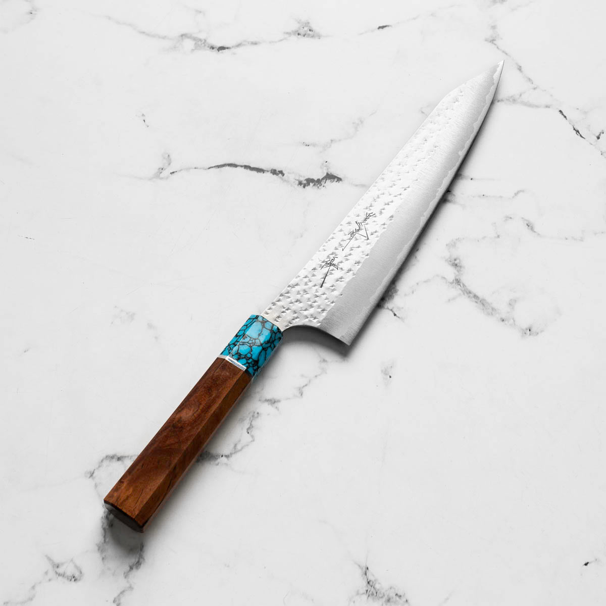 Yu Kurosaki AS Kokusen Gyuto 210mm - Turquoise