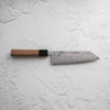Shiro Kamo White 2 Damascus Bunka 165mm