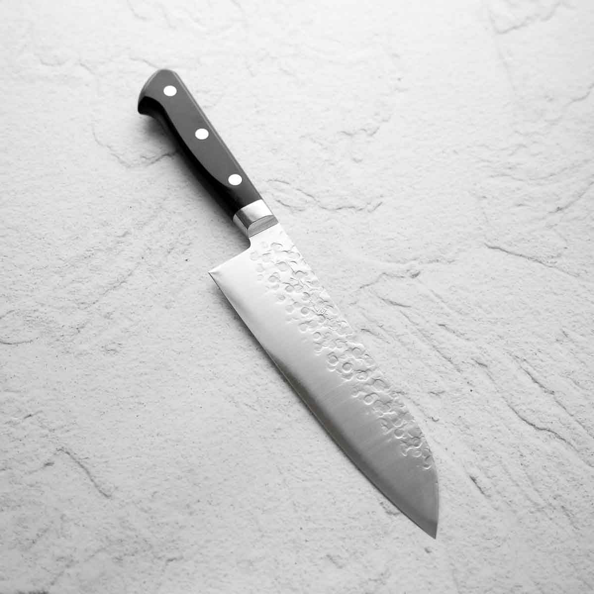 Takamura Migaki VG10 Tsuchime Santoku 170mm