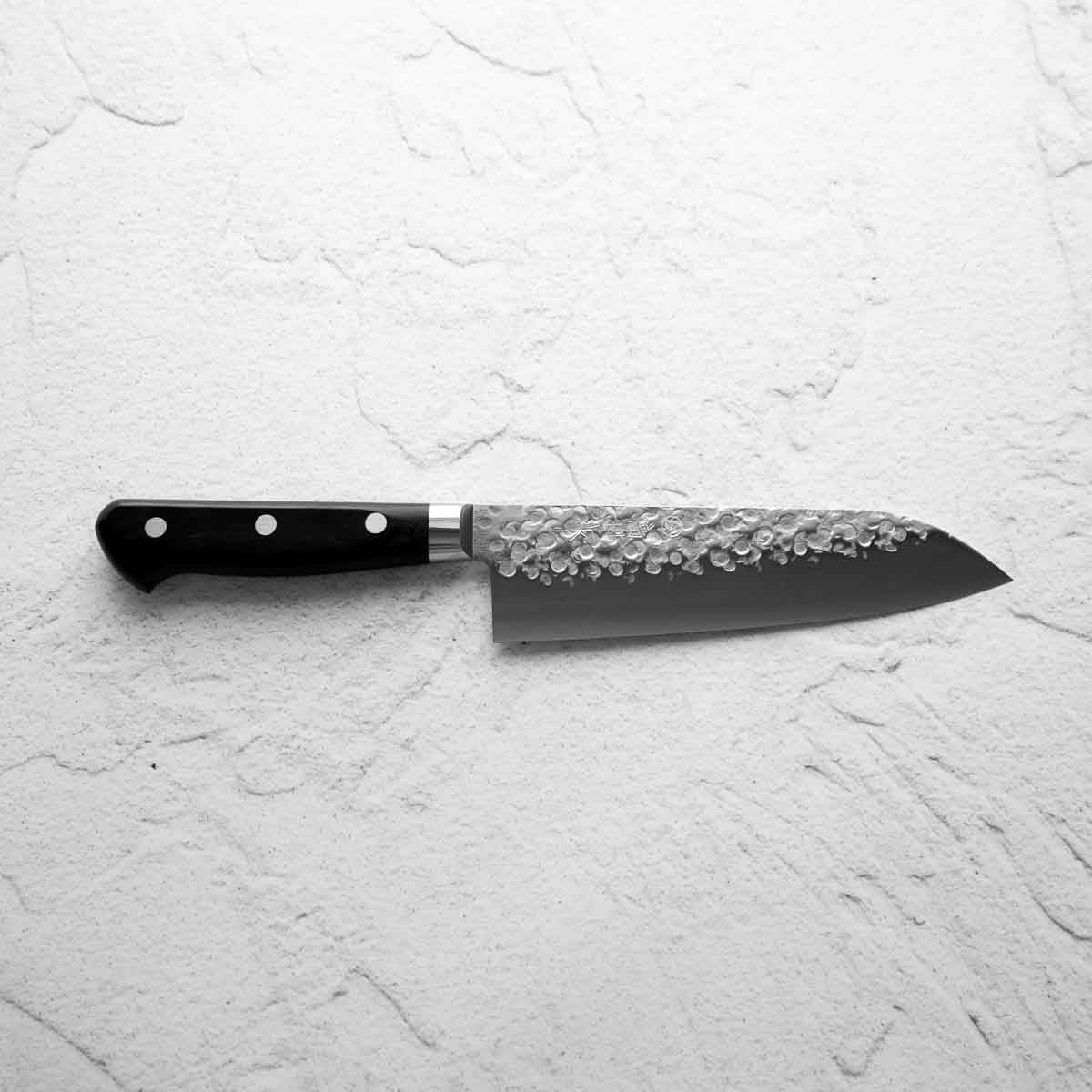 Takamura Migaki VG10 Tsuchime Santoku 170mm