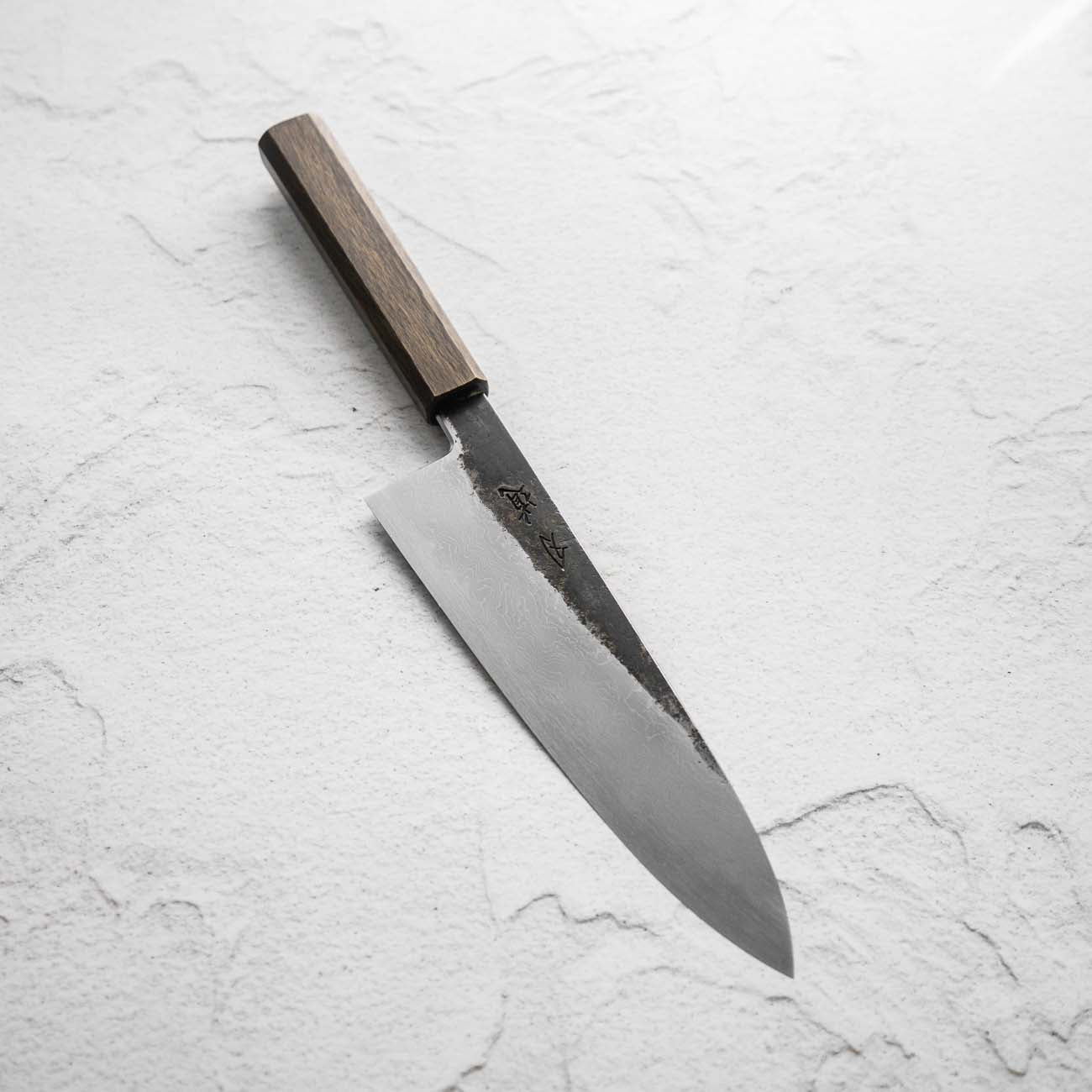 HADO Blue 1 Damascus Gyuto 240mm - Oak