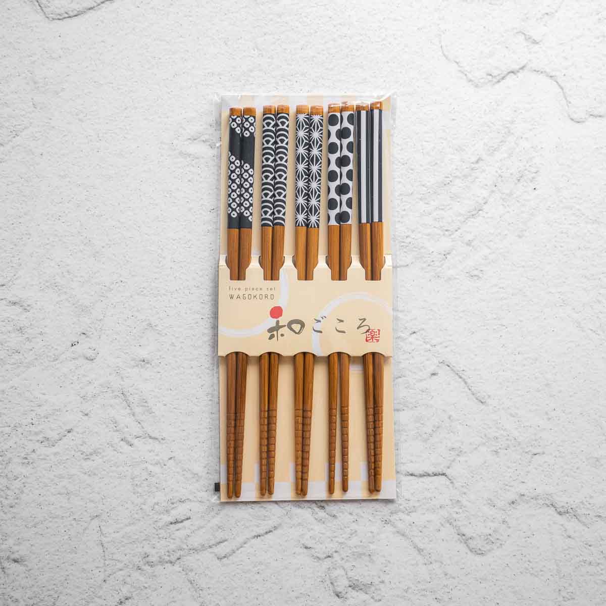 Chopstick Set of 5 - Blue